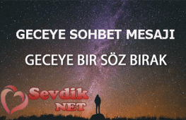 Geceye Sohbet Mesajı